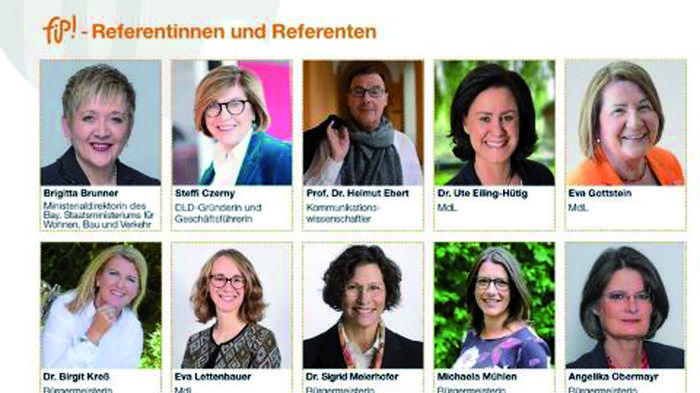 Einige der Referentinnen auf dem Kongress. - Bild: Bayerischer Landtag
