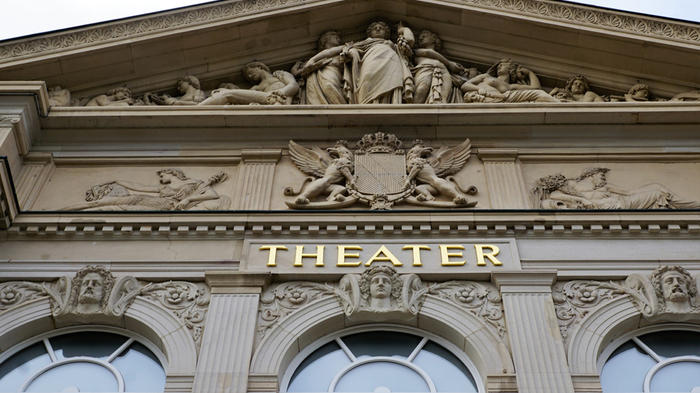 Das Theater Baden-Baden (Baden-W&uuml;rttemberg).