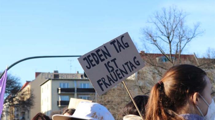Demonstration zum internationalen Frauentag in Berlin Quelle: Eigenaufnahme